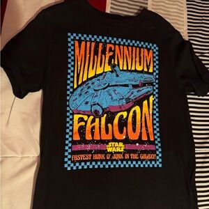 Old Navy Black Graphic Tee with Vibrant Accents